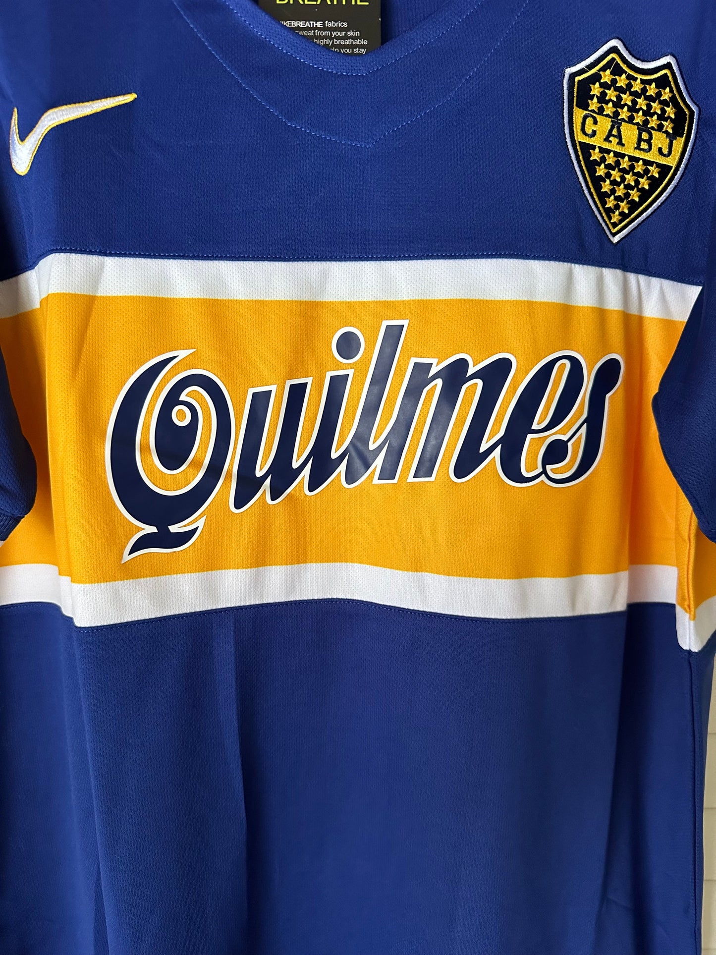 Boca Juniors 1996/97 Home Retro Soccer Jersey – Maradona #10 – Blue – Men’s