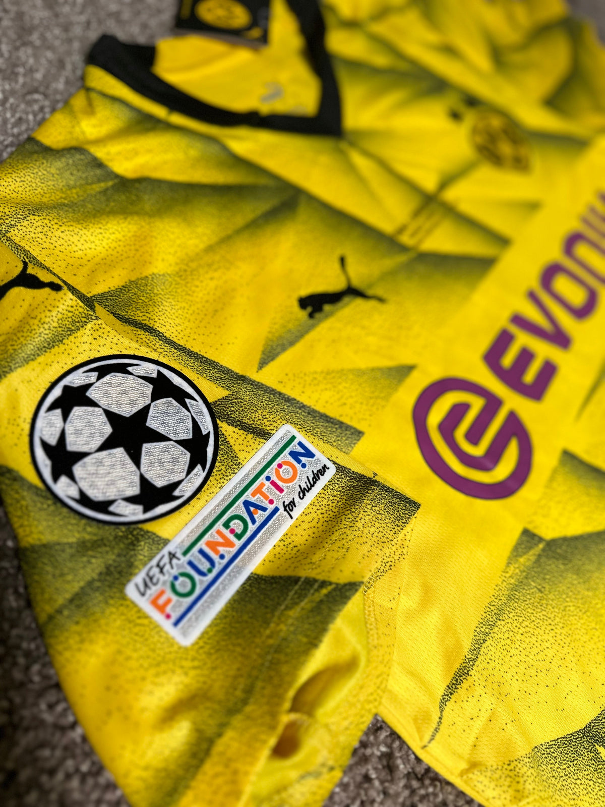 Borussia Dortmund Soccer Jersey 23/24 Yellow Men Size Football