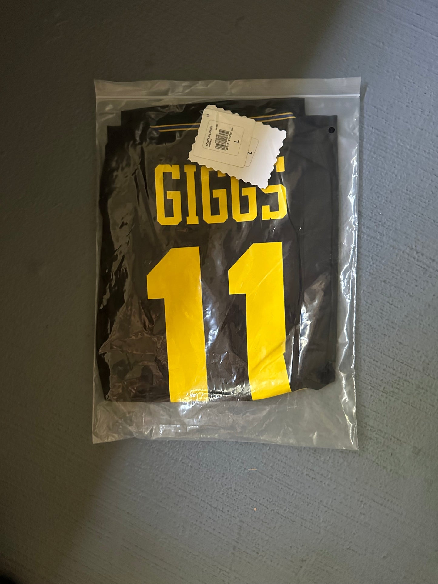 Manchester United Ryan Ryan Giggs #11 Black Away Retro Soccer Jersey 93/94 Men