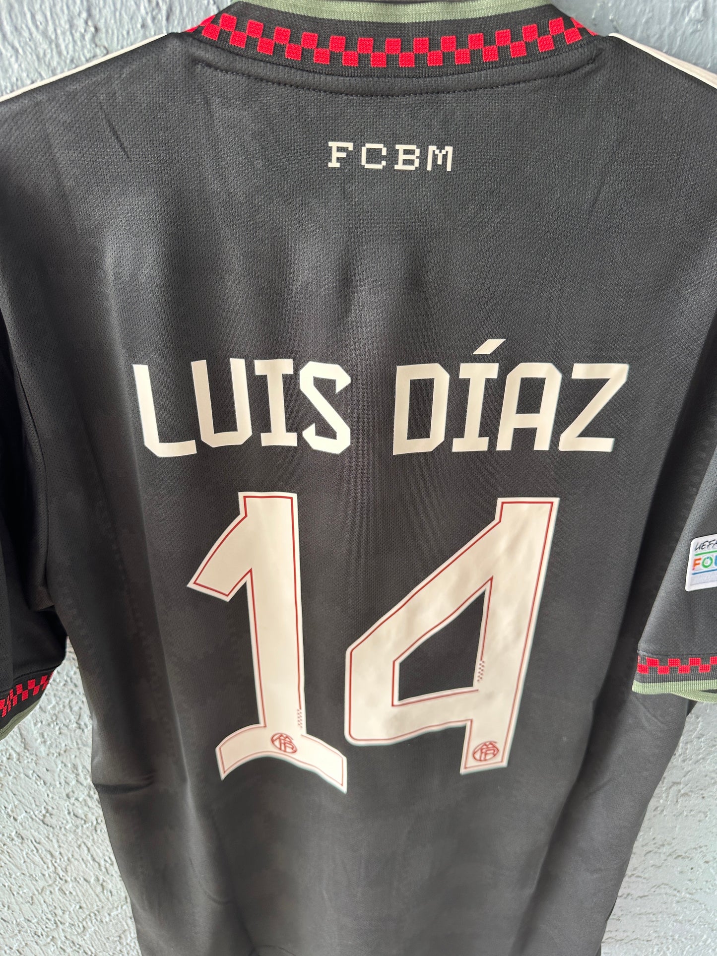 Bayern Munich Jersey Luis Diaz Black Away