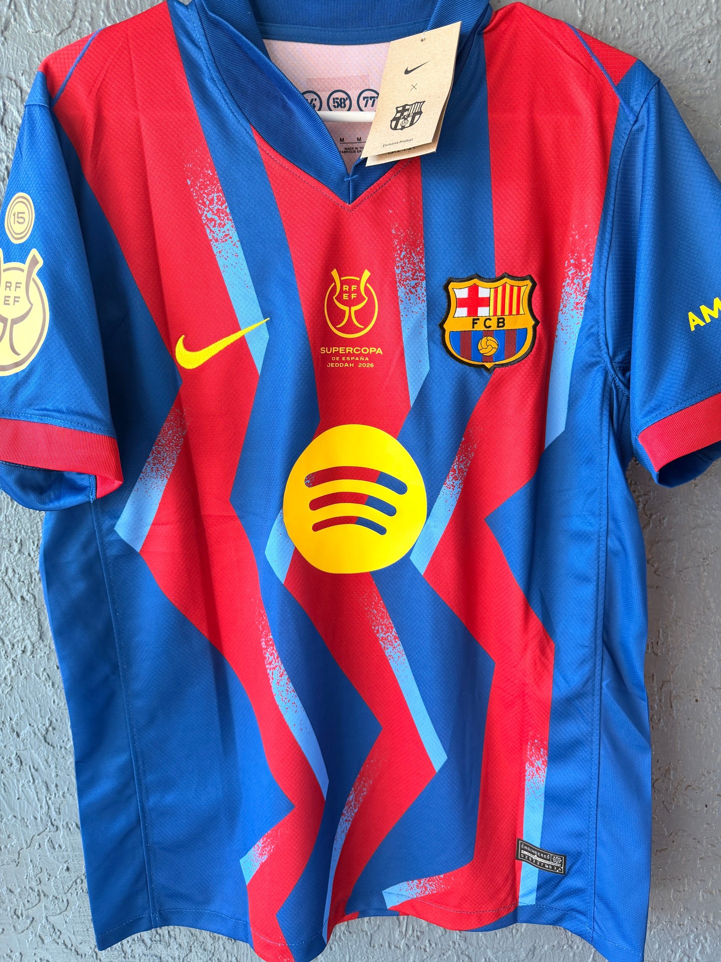 Barcelona 2026 Super Cup Final Soccer Jersey – Raphinha #11 – Men’s