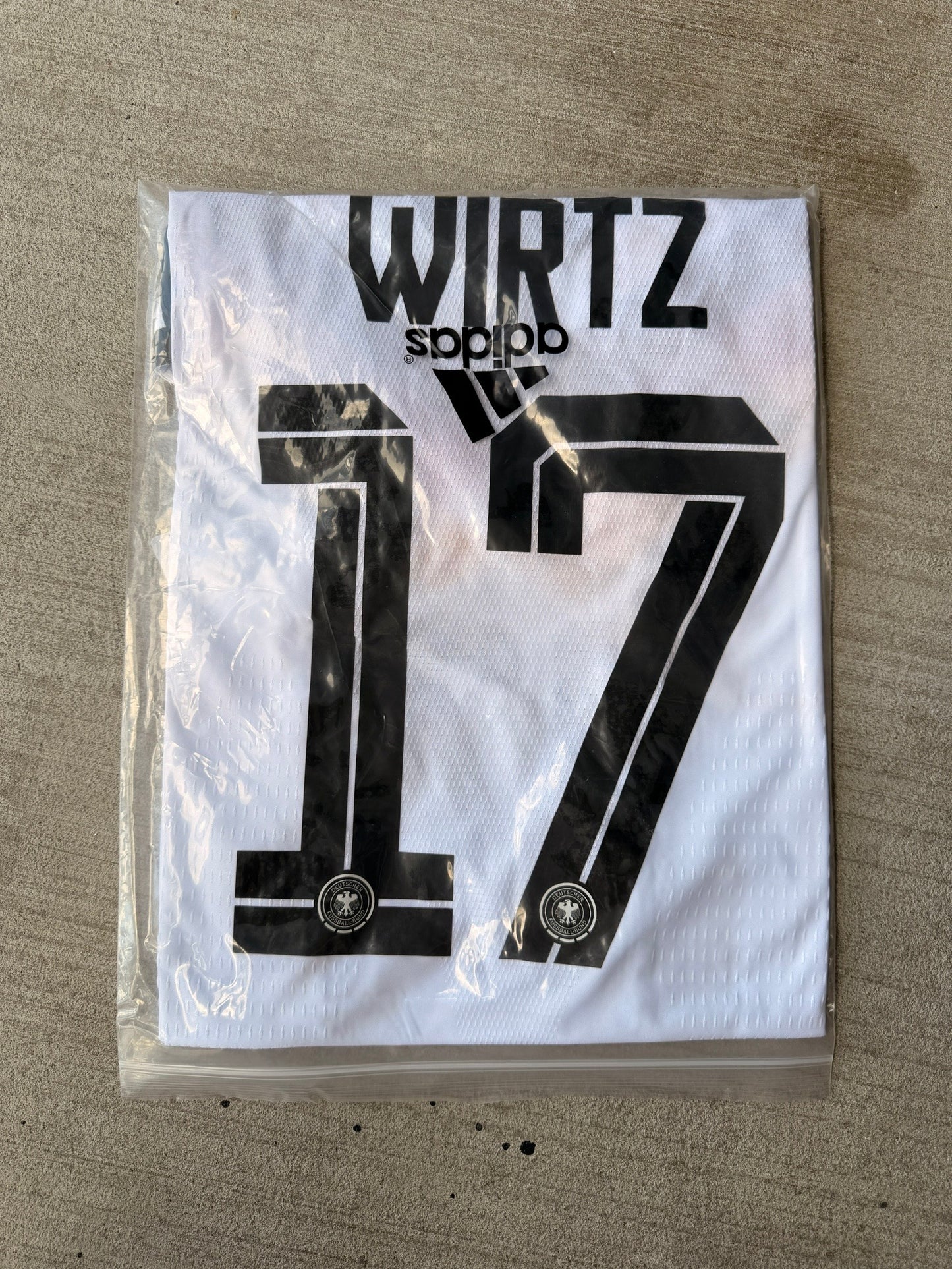Germany Wirtz #17 2026 Home White Player Version Soccer Jersey Men
