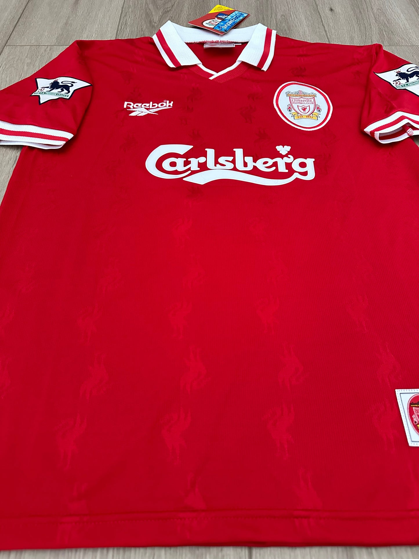 Liverpool Retro 96/97 Robbie Fowler #23 Red Soccer Jersey Men