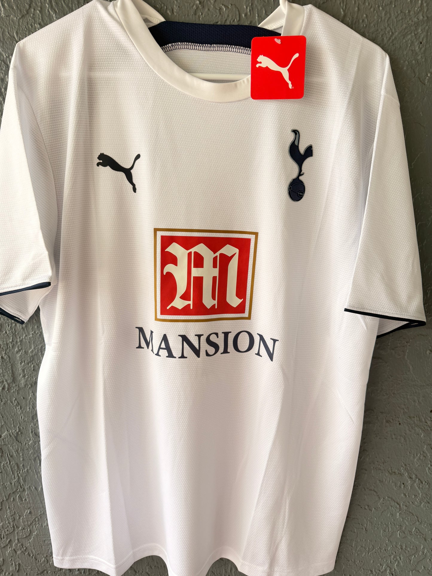 Tottenham Gareth Bale #3 2007/08 Home White Retro Soccer Jersey Men