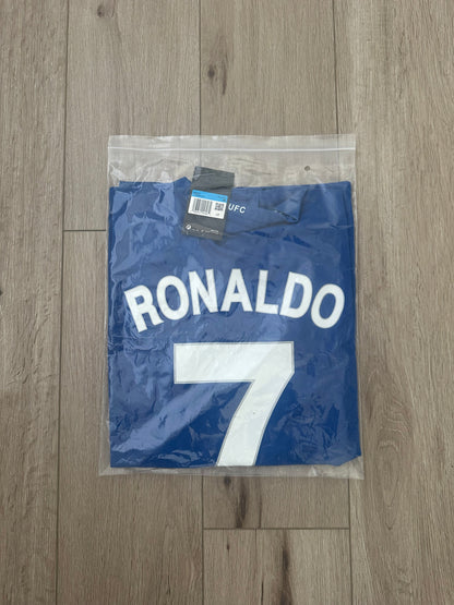 Manchester United 2009 Away Retro Soccer Jersey – Cristiano Ronaldo #7 – Blue – Men’s