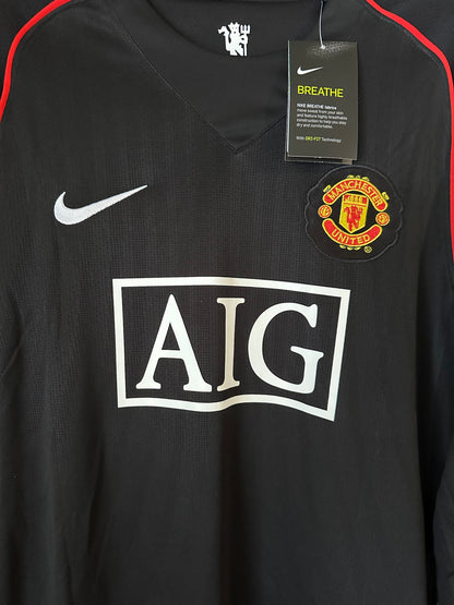 Manchester United 2007/08 Away Retro Soccer Jersey – Cristiano Ronaldo #7 – Long Sleeve