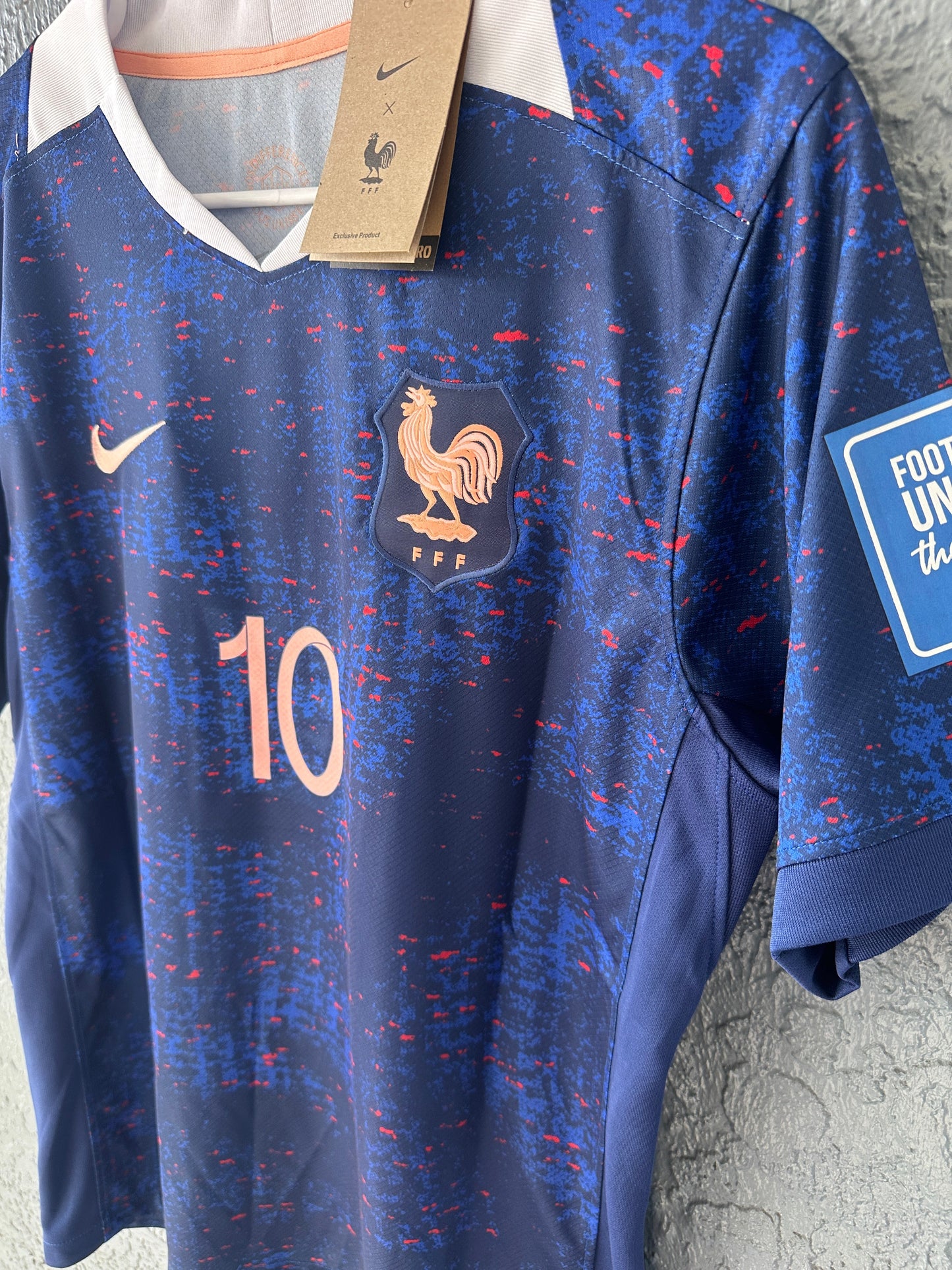 France Kylian Mbappe #10 2026 Blue Soccer Jersey Men