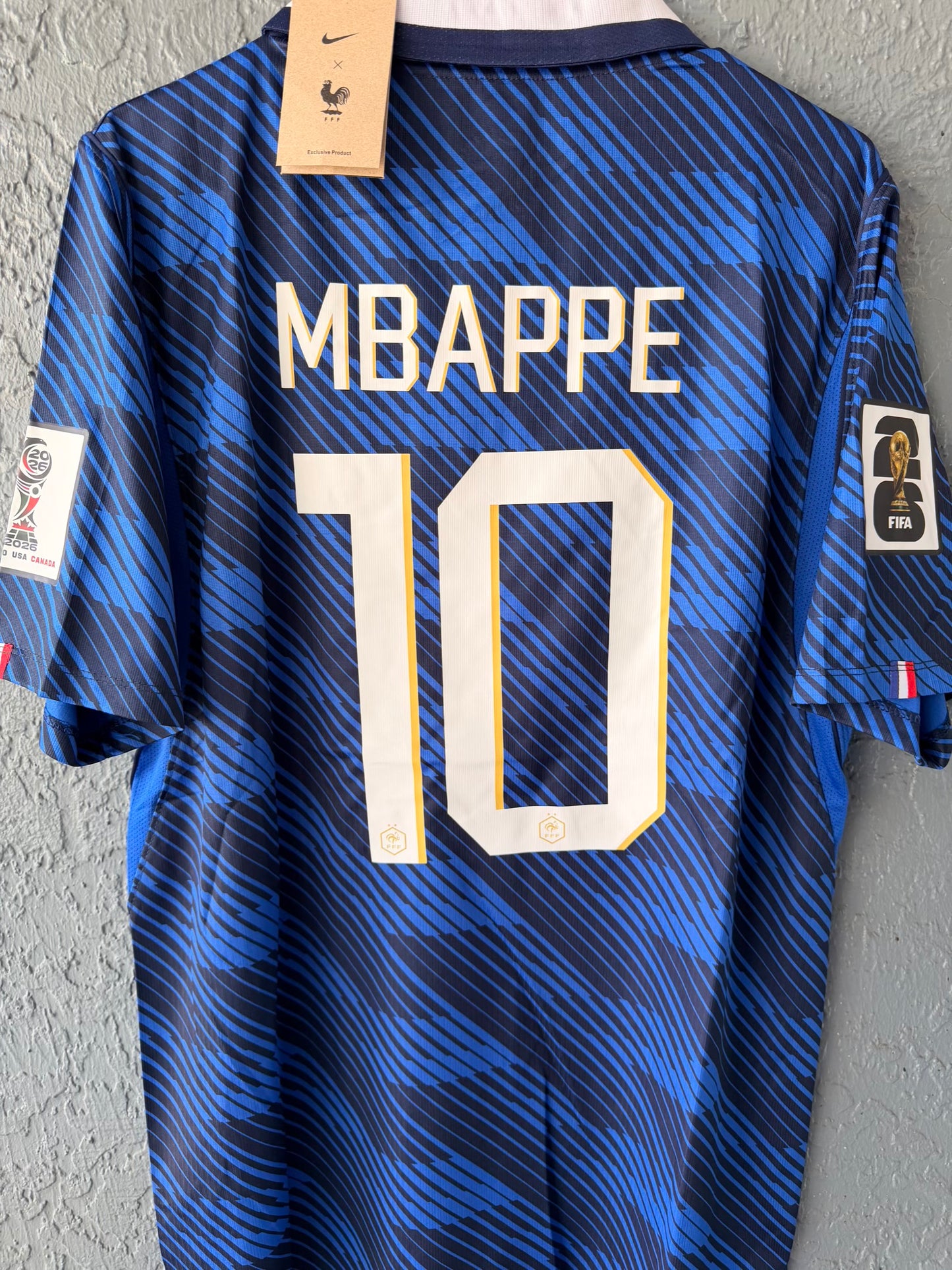 France Kylian Mbappe #10 2026 Blue Soccer Jersey Men