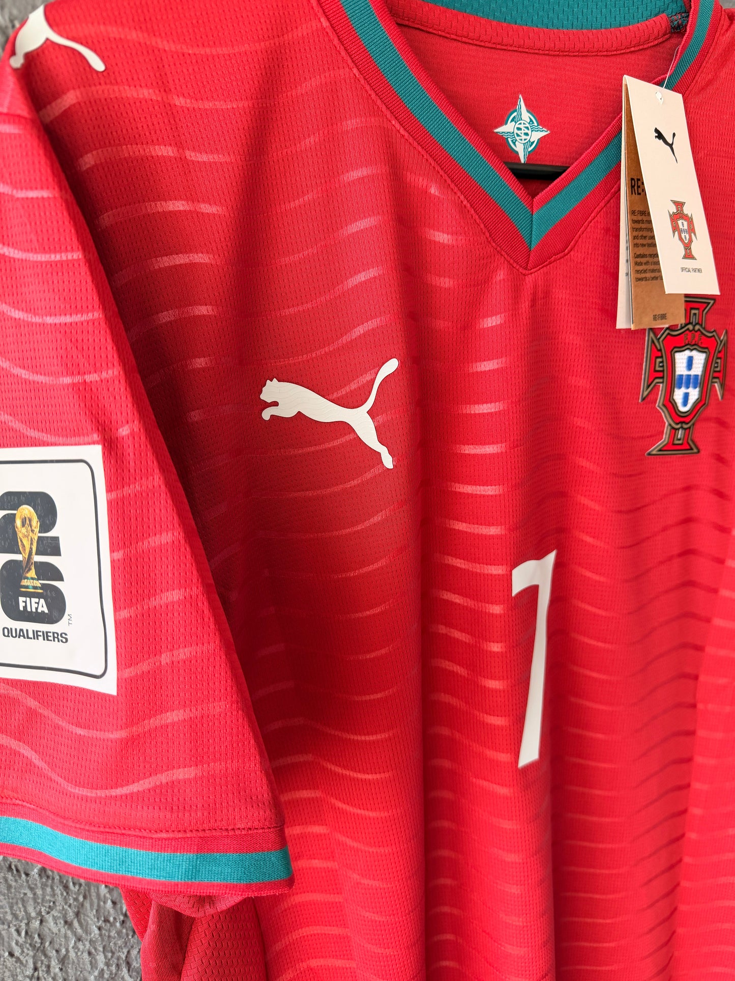 Portugal Cristiano Ronaldo #7 2026 Home Red Soccer Jersey Men