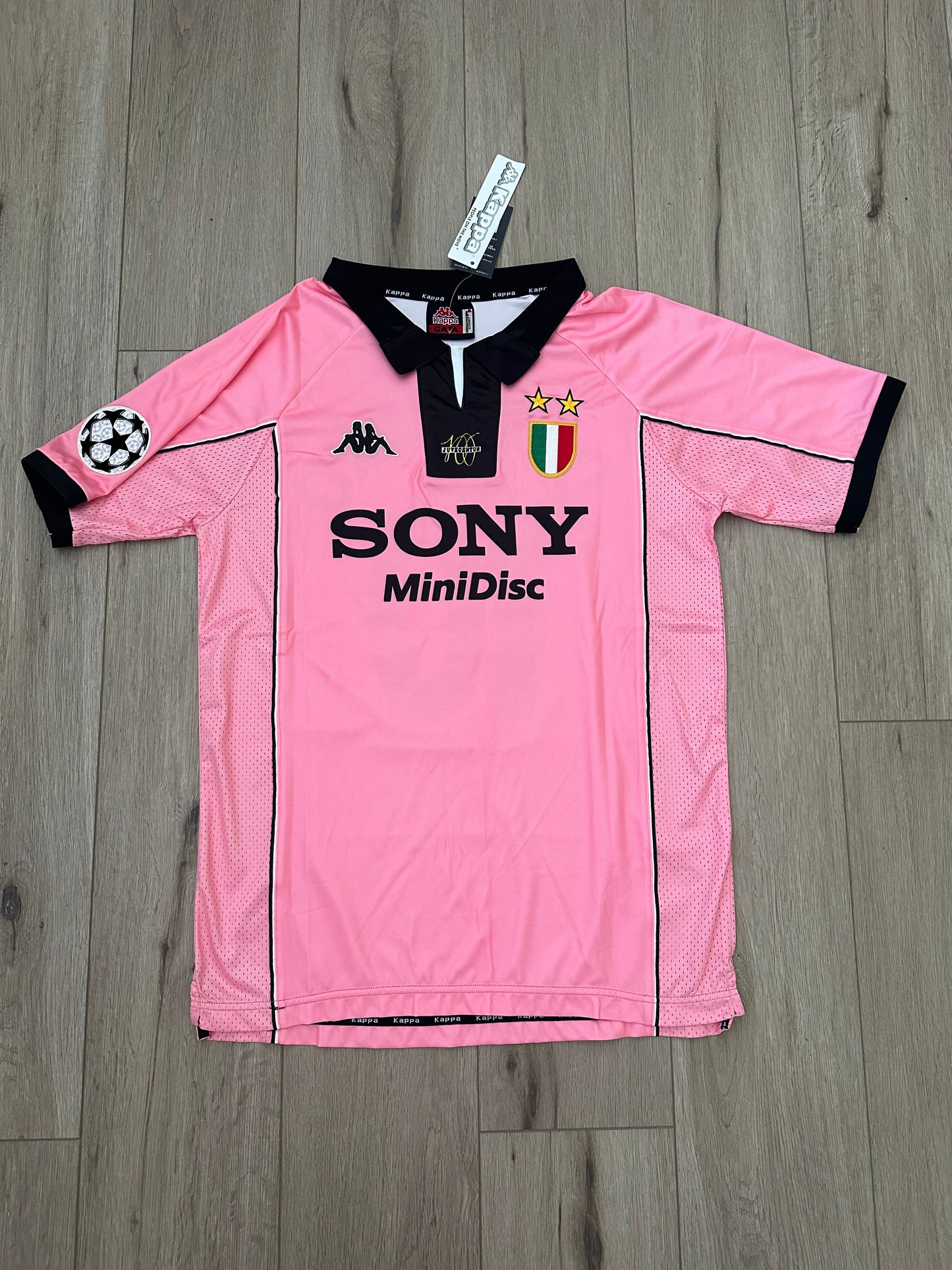 Juventus 97/98 Alessandro Del Piero #10 Retro Pink Soccer Jersey True Size Men