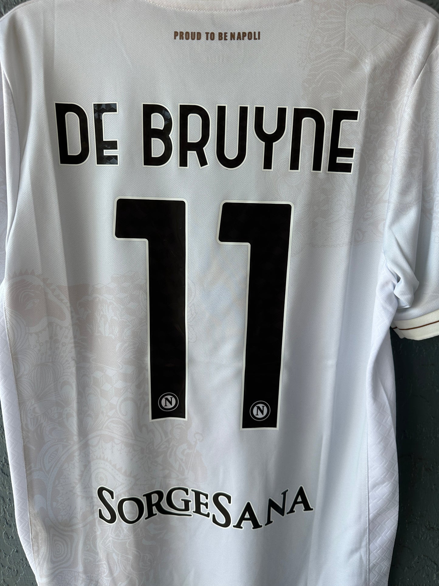 Napoli De Bruyne Soccer Jersey Away 2025/2026 Calcio