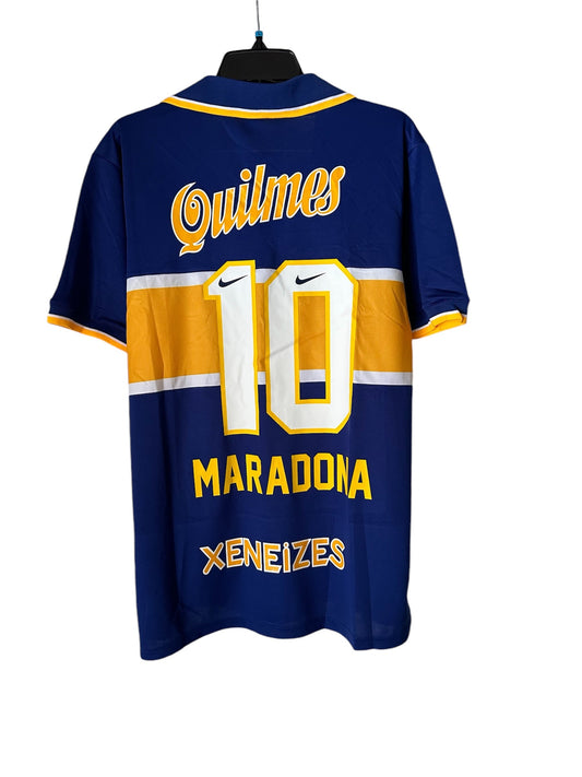 Boca Juniors 1996/97 Home Retro Soccer Jersey – Maradona #10 – Blue – Men’s