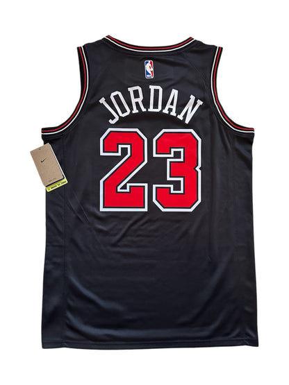 Chicago Michael Jordan #23 Black Retro Basketball Jersey Men Size