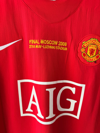Manchester United 2008 UCL Final Retro Soccer Jersey – Cristiano Ronaldo #7 – Home Red – Men