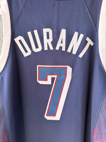 USA Basketball Kevin Durant #7 2024 Olympic Blue Jersey Men
