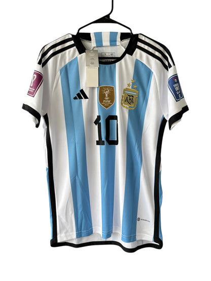 Argentina Messi #10 2022 Home Soccer Jersey Men