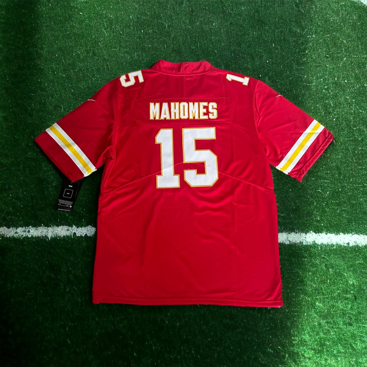 Kansas City Chiefs Patrick Mahomes Red American Football Jersey Men Plus Size