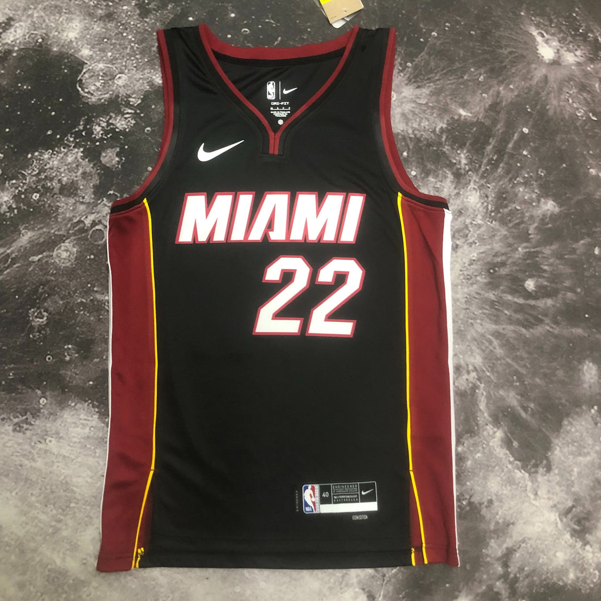Miami Jimmy Butler #22 Black Basketball Jersey Men Plus Size