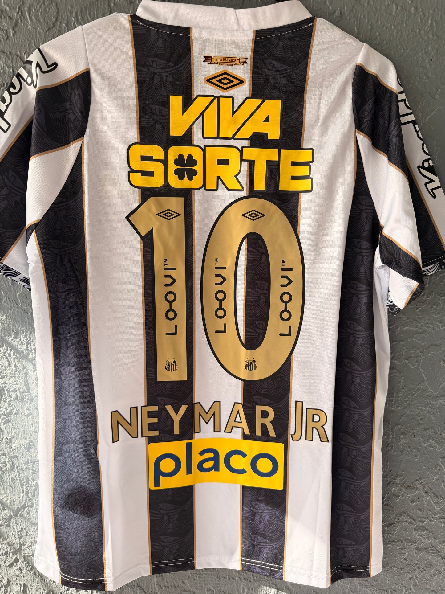 Santos Neymar Jr #11 2024/25 Black Away Soccer Jersey Men