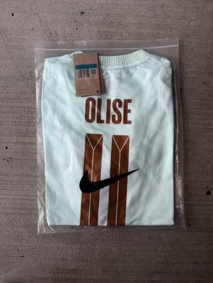 France Olise #11 2026 Away Green Soccer Jersey Men