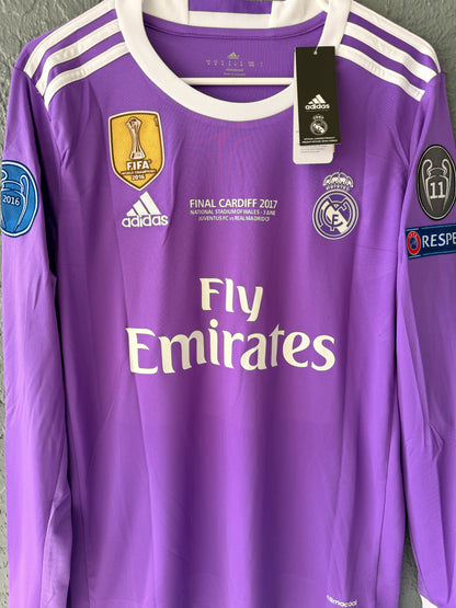 Real Madrid 2017 UCL Final Retro Soccer Jersey – Cristiano Ronaldo #7 – Purple – Men’s