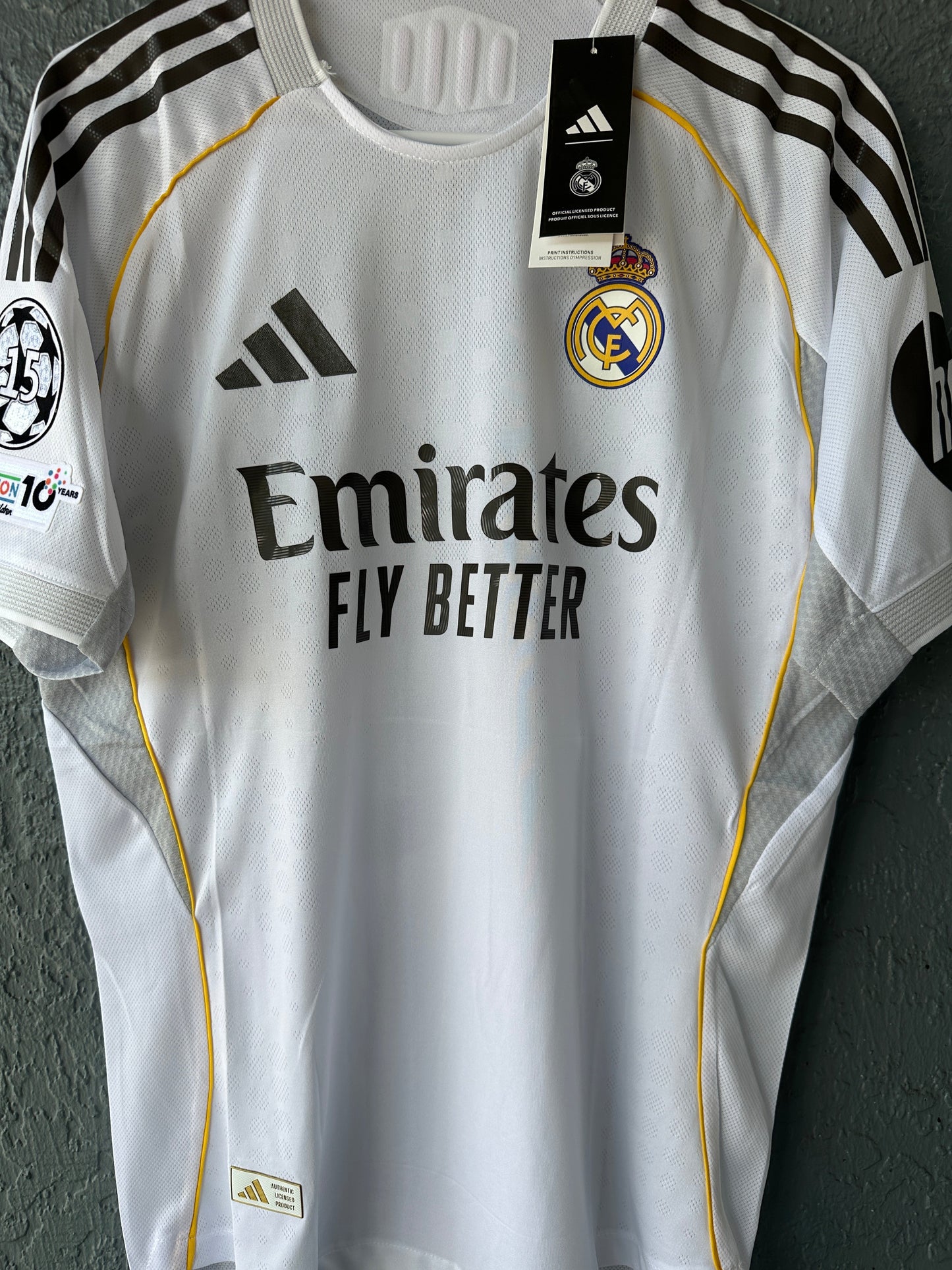 Real Madrid Mbappe 2025/26 Jersey Home Player Version