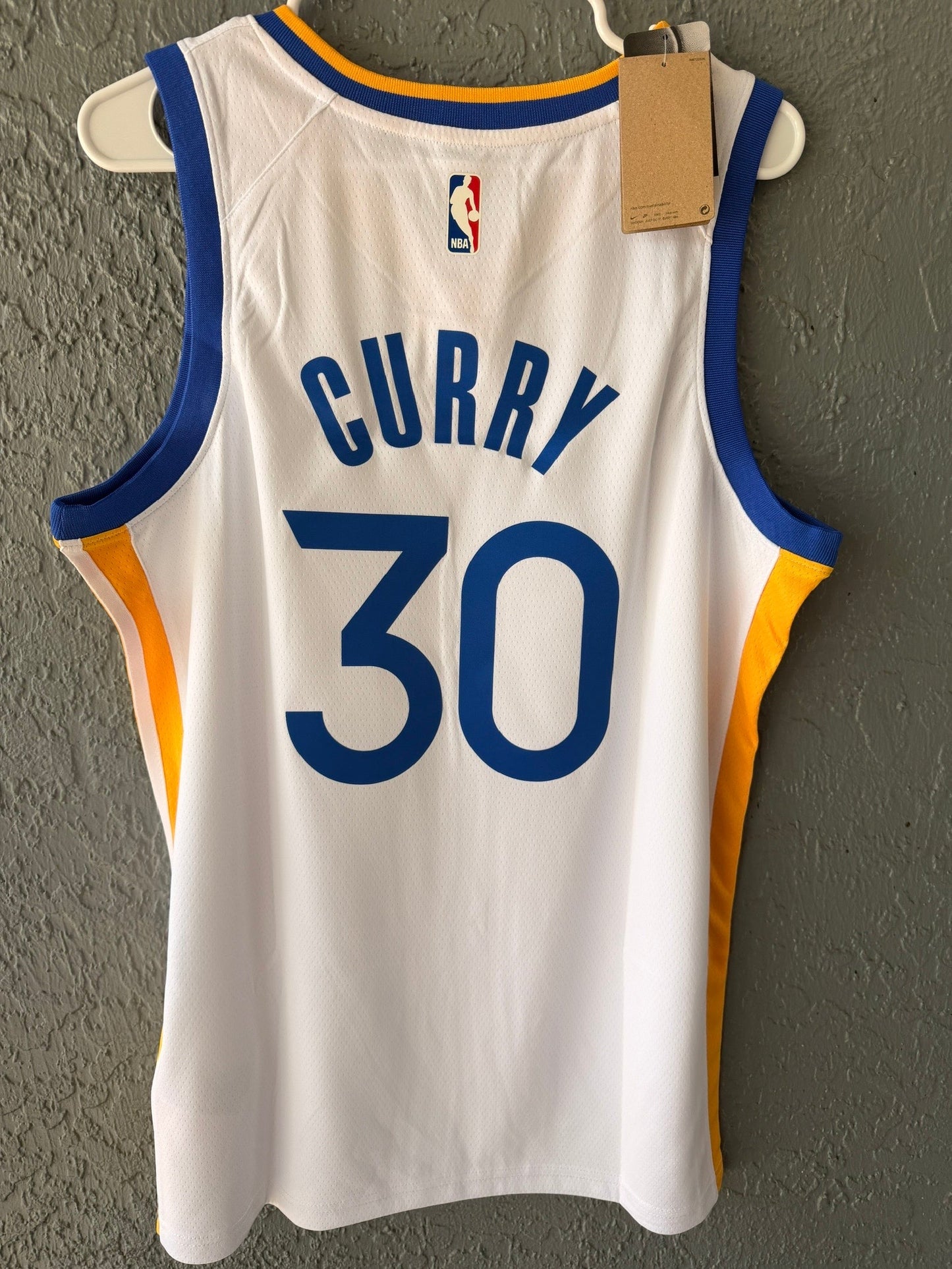 Warriors Stephen Curry #30 White Basketball Jersey Men