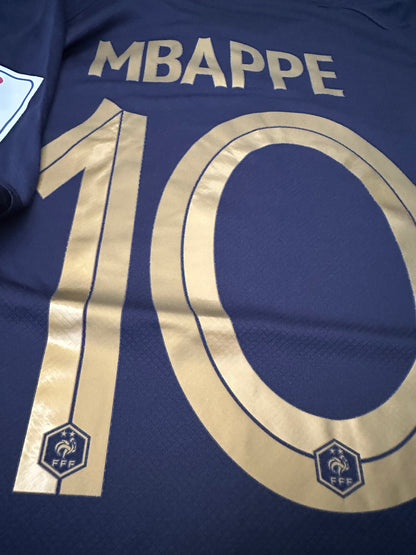 France 2022 Retro Soccer Jersey – Mbappe #10 | Pre-Order | Blue