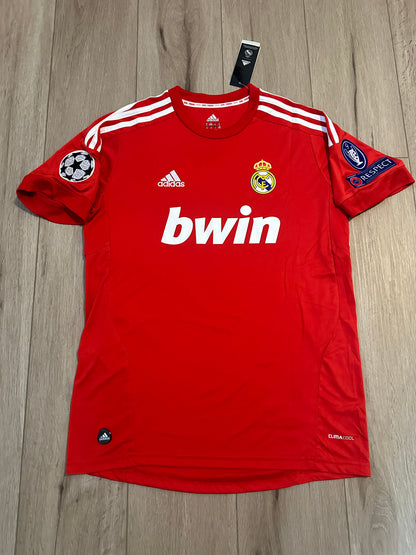Real Madrid 2011/12 Away UCL Retro Soccer Jersey – Cristiano Ronaldo #7 – Red – Men