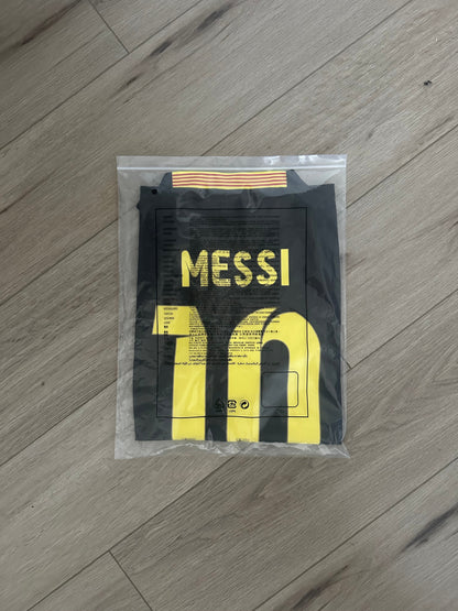 Barcelona Retro Jersey 2013/14 Away Black – Lionel Messi – Men’s Large