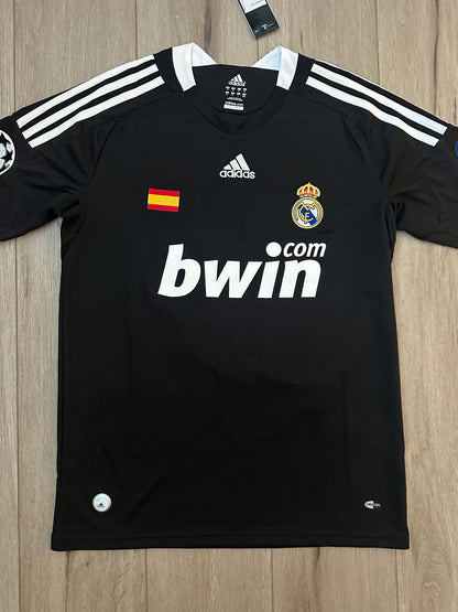 Real Madrid 2010 Away Retro Soccer Jersey – Cristiano Ronaldo #9 – Black – Men’s