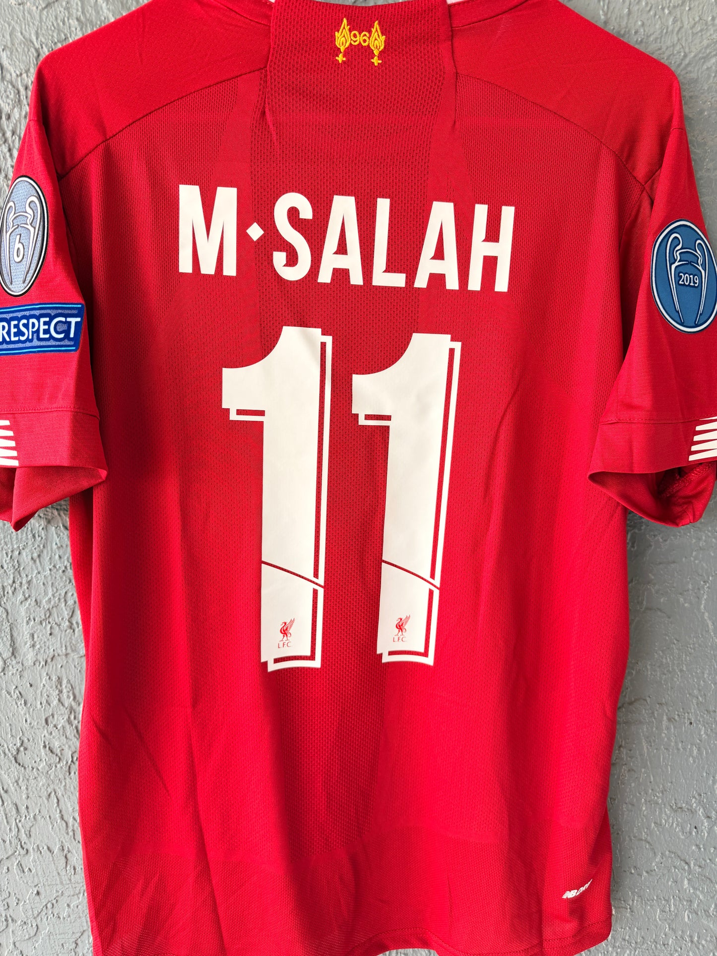 Liverpool Soccer Jersey 2019 Home Red – Mohamed Salah – Men’s