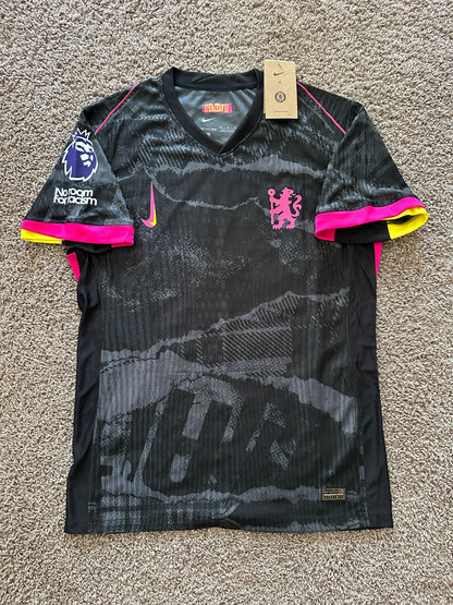 Chelsea Cole Palmer 2024/25 Soccer Jersey Black Men size Player Version
