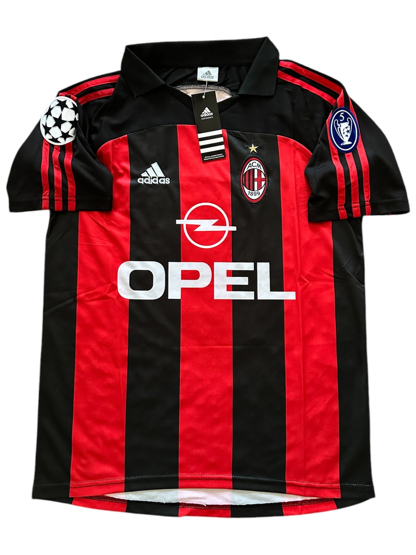 Milan 2000/01 Soccer Jersey Paolo Maldini Retro Men Size