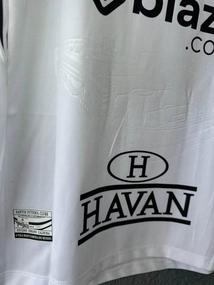 Santos Neymar Jr #11 2024/25 Home White Soccer Jersey Men