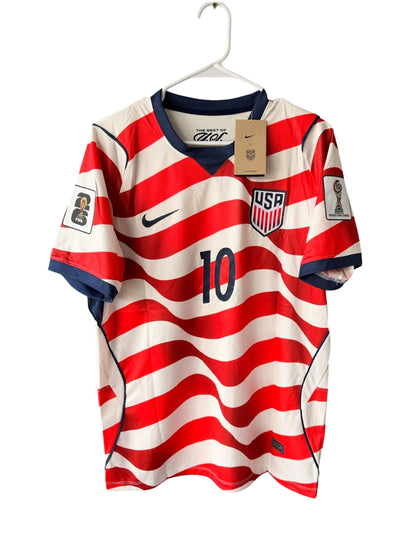 USA Pulisic #10 2026 Home White Red Soccer Jersey Men