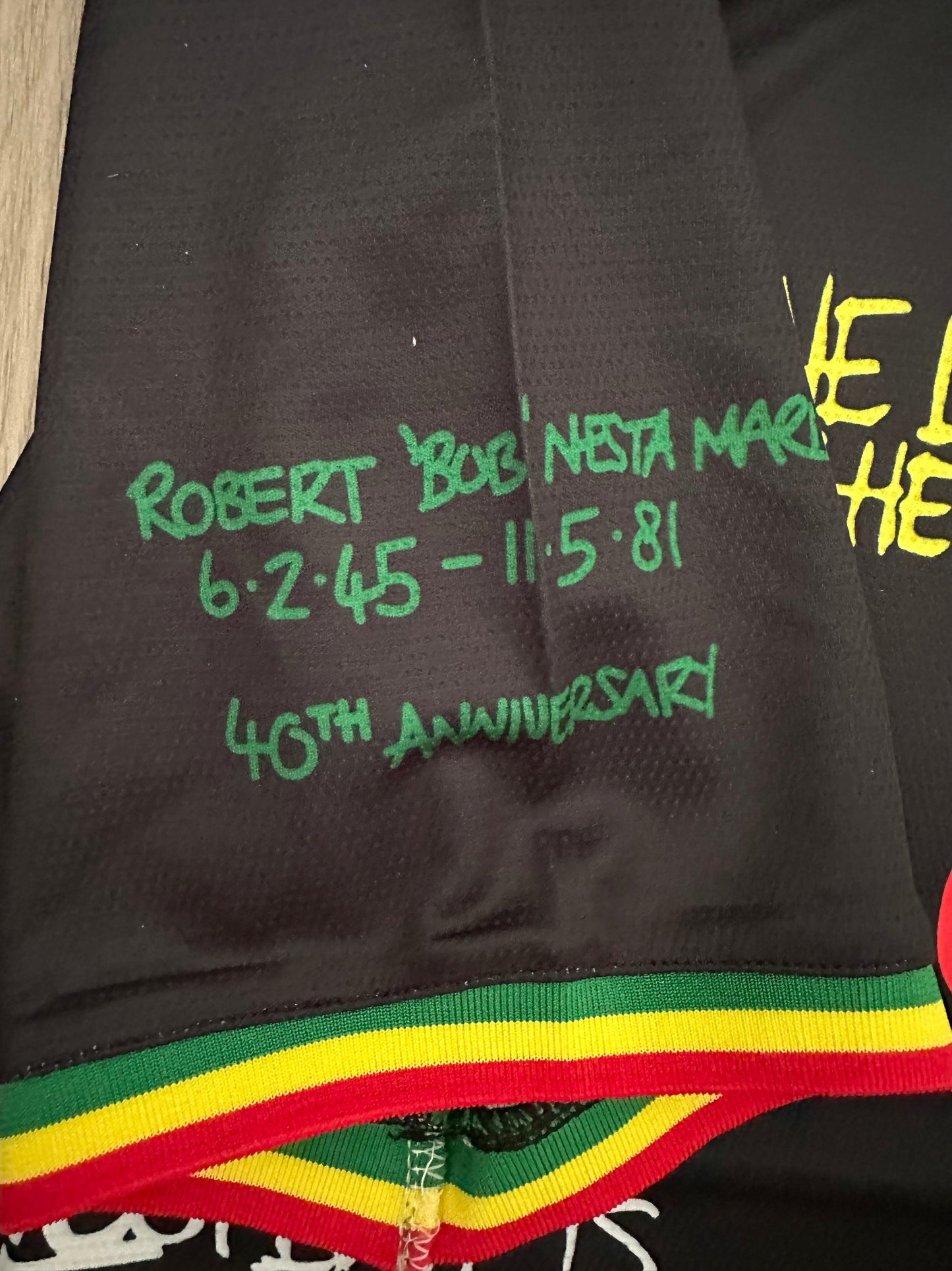 Ajax Bob Marley Special Edition Black Soccer Jersey Men