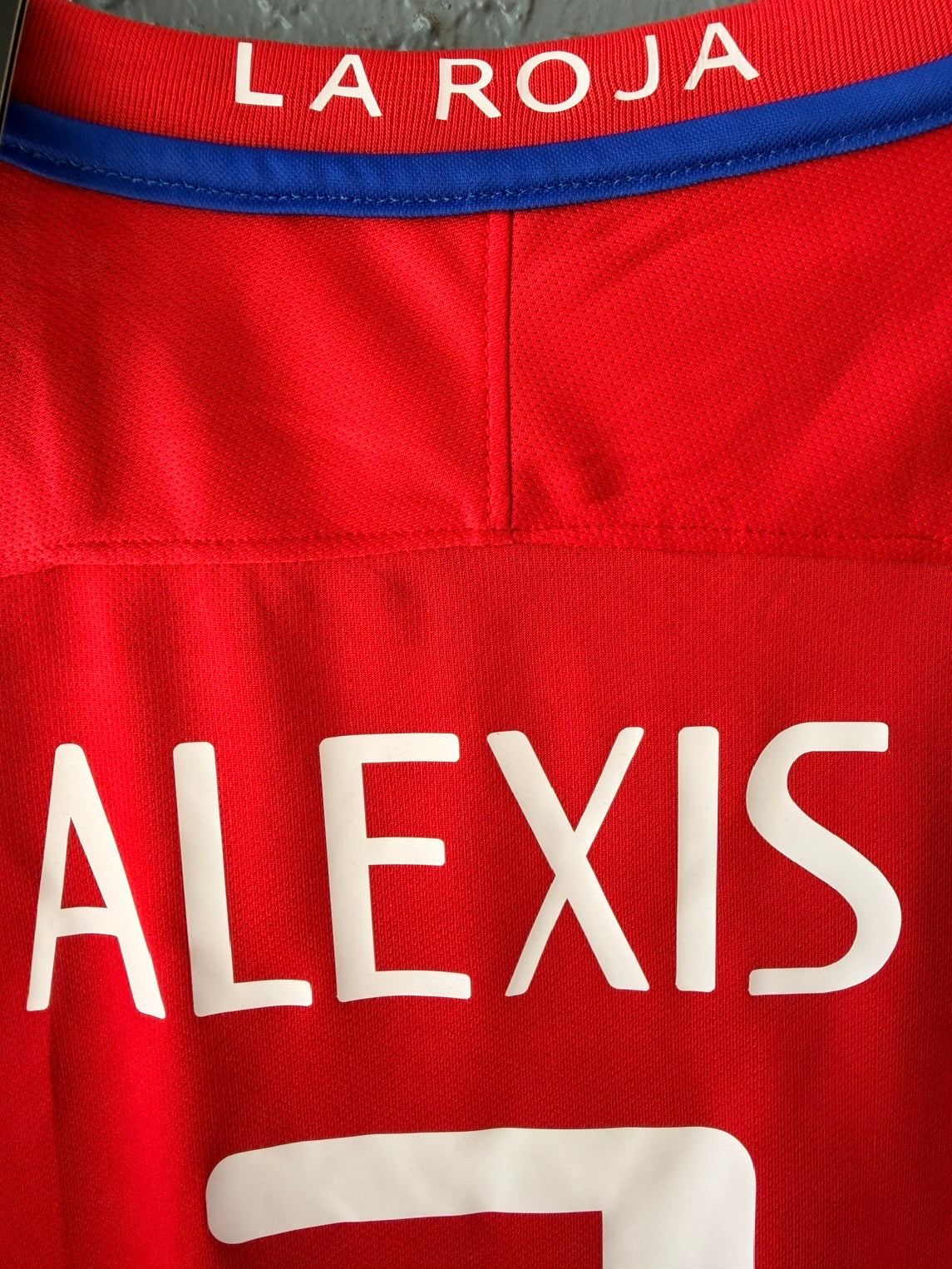 Chile Soccer Jersey 2016 Final Home Red – Alexis Sanchez – Men’s