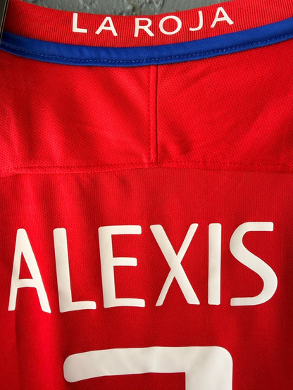Chile Soccer Jersey 2016 Final Home Red – Alexis Sanchez – Men’s
