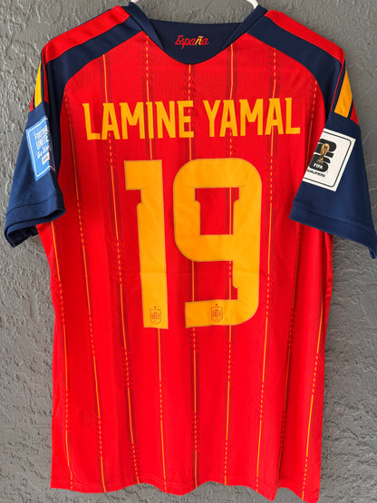 Spain Jersey 2026 Lamine Yamal #19 Red Men