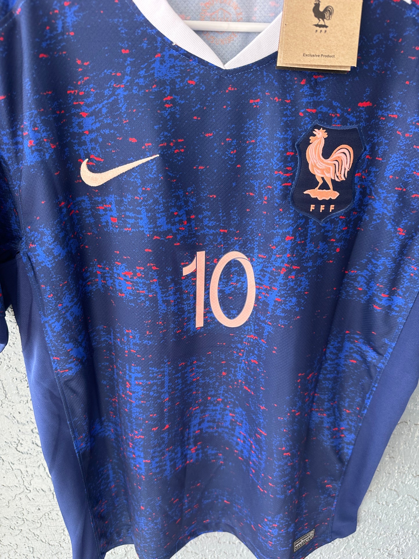 France Kylian Mbappe #10 2026 Blue Soccer Jersey Men