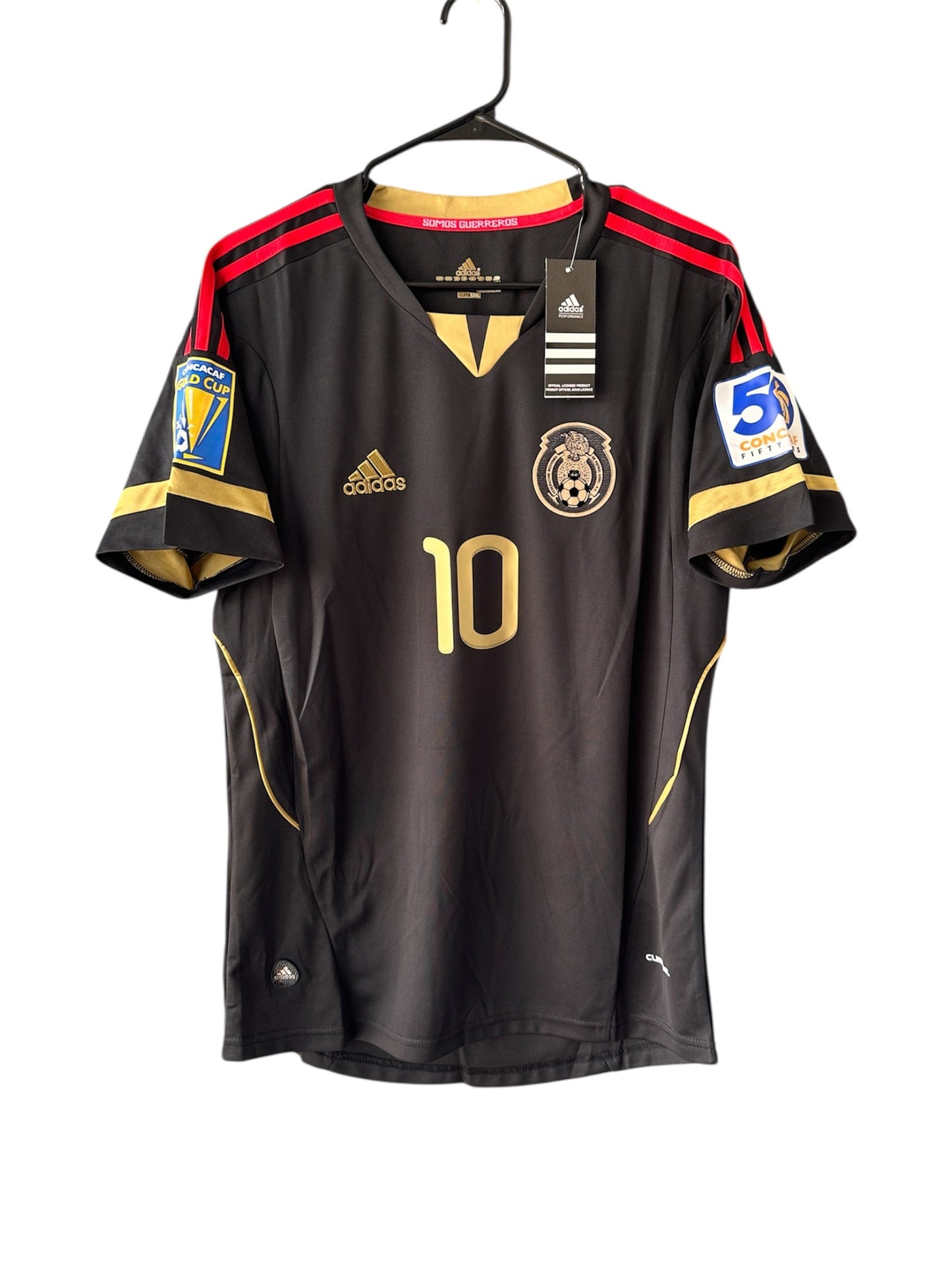 Mexico 2011 Giovani Dos Santos #10 Black Soccer Jersey Men