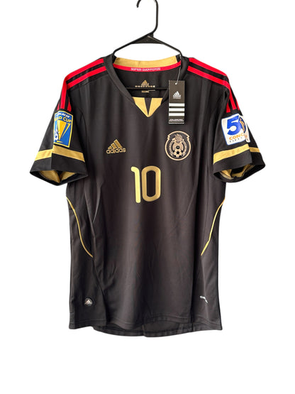Mexico 2011 Giovani Dos Santos #10 Black Soccer Jersey Men