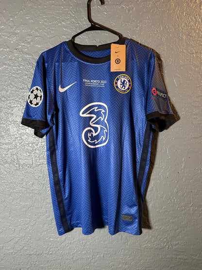 Chelsea Pulisic Soccer Jersey Final Champions 2021 Home Blue
