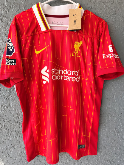 Liverpool 2024/25 Home Soccer Jersey – Diogo Jota #20 – Red – Men’s
