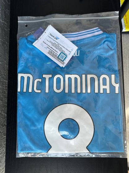 Napoli McTominay #8 2025/26 Home Blue Soccer Jersey Men