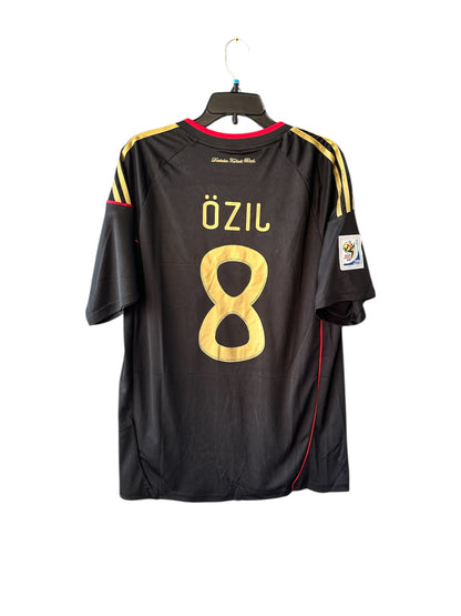 Germany Retro Jersey 2010 World Cup Away Black – Mesut Ozil #8 – Men’s