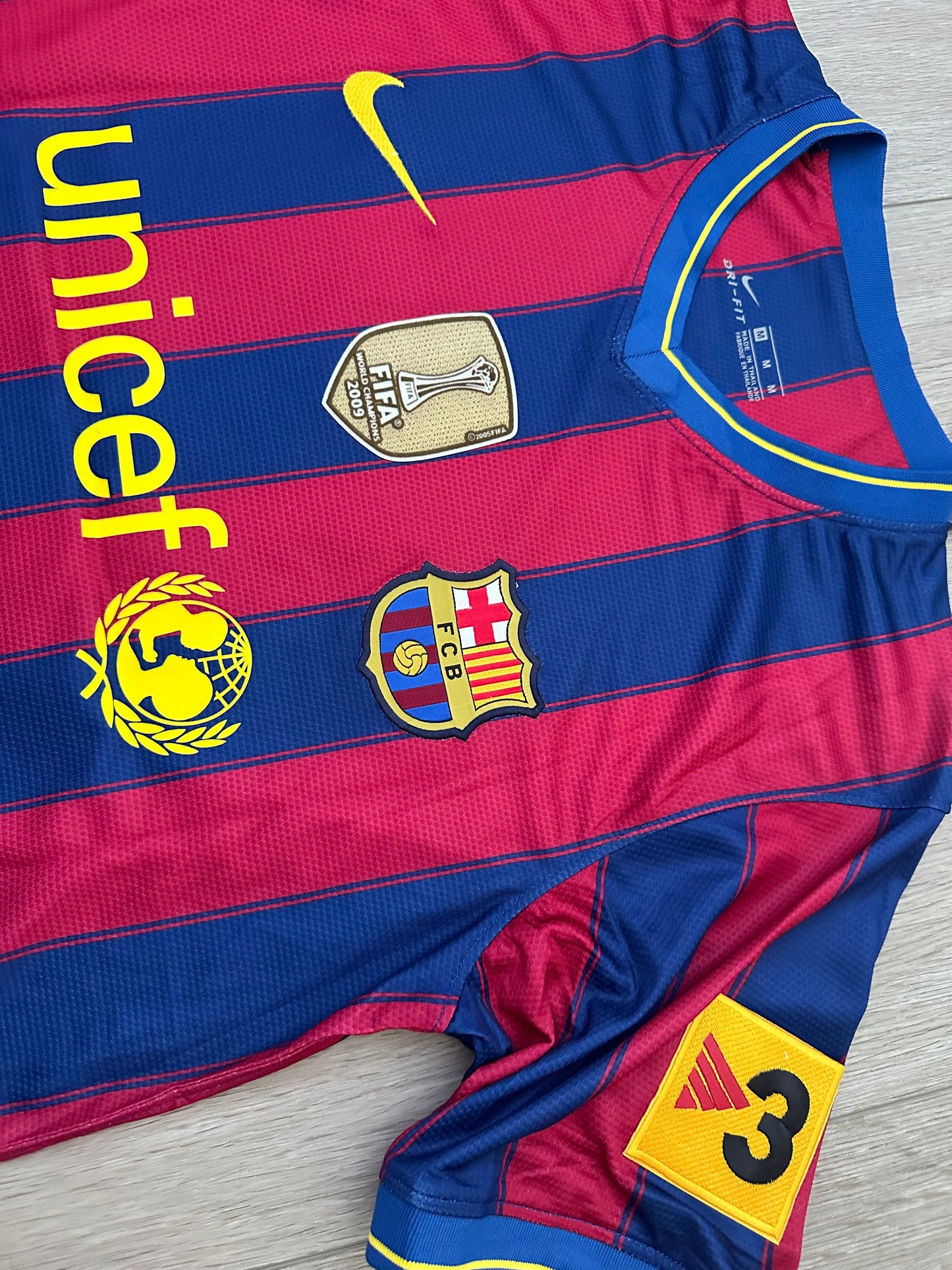 Barcelona Retro Jersey 2009/2010 Home Liga UCL – Messi – Men’s
