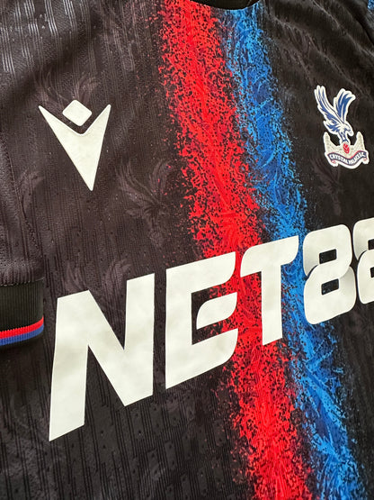 Crystal Palace 24/25 Away Black Soccer Jersey Eze #10 Player Version Premier
