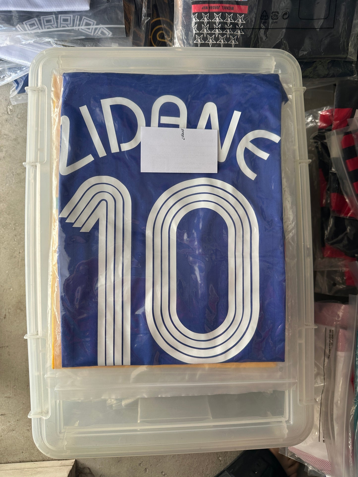 France Retro Jersey 2006 World Cup Final Home Blue – Zidane #10 – Men’s